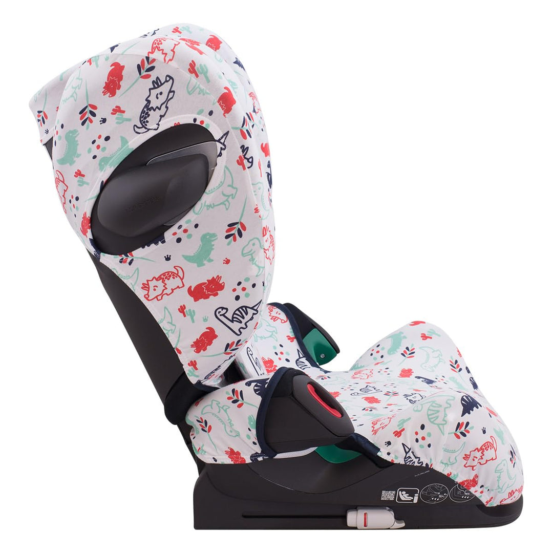 JYOKO KIDS Bezug Kompatibel mit Cybex Solution G I-size (Dino Party)