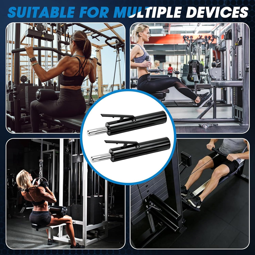 BINYI Gym Pin für Zusatzgewicht Gympin 2 Stück Loading Pin Srop Set Pins Gewichtsstapel Stift Tragba