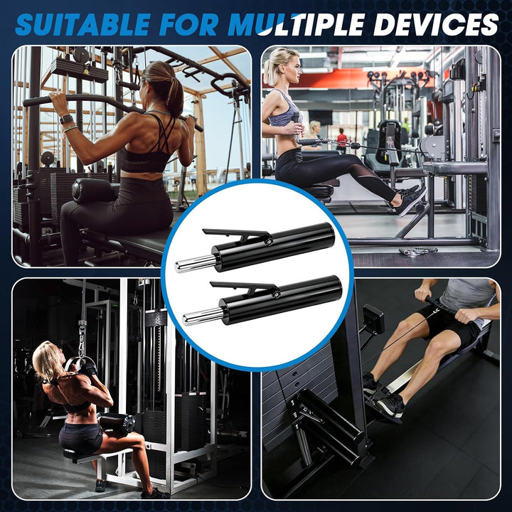 BINYI Gym Pin für Zusatzgewicht Gympin 2 Stück Loading Pin Srop Set Pins Gewichtsstapel Stift Tragba