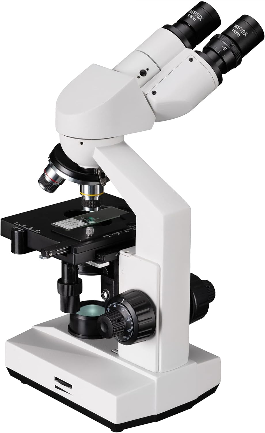 Bresser biologisches Durchlicht-Mikroskop, Erudit Basic Bino 40x-400x, Grob- und Feinfokussierung, s