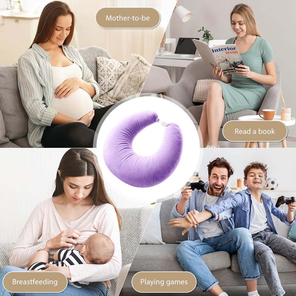 Gaming Kissen &amp; Lesekissen, Armlehne Unterstützung Bücherkissen, U-förmiges Lap Kissen Gaming Pillow