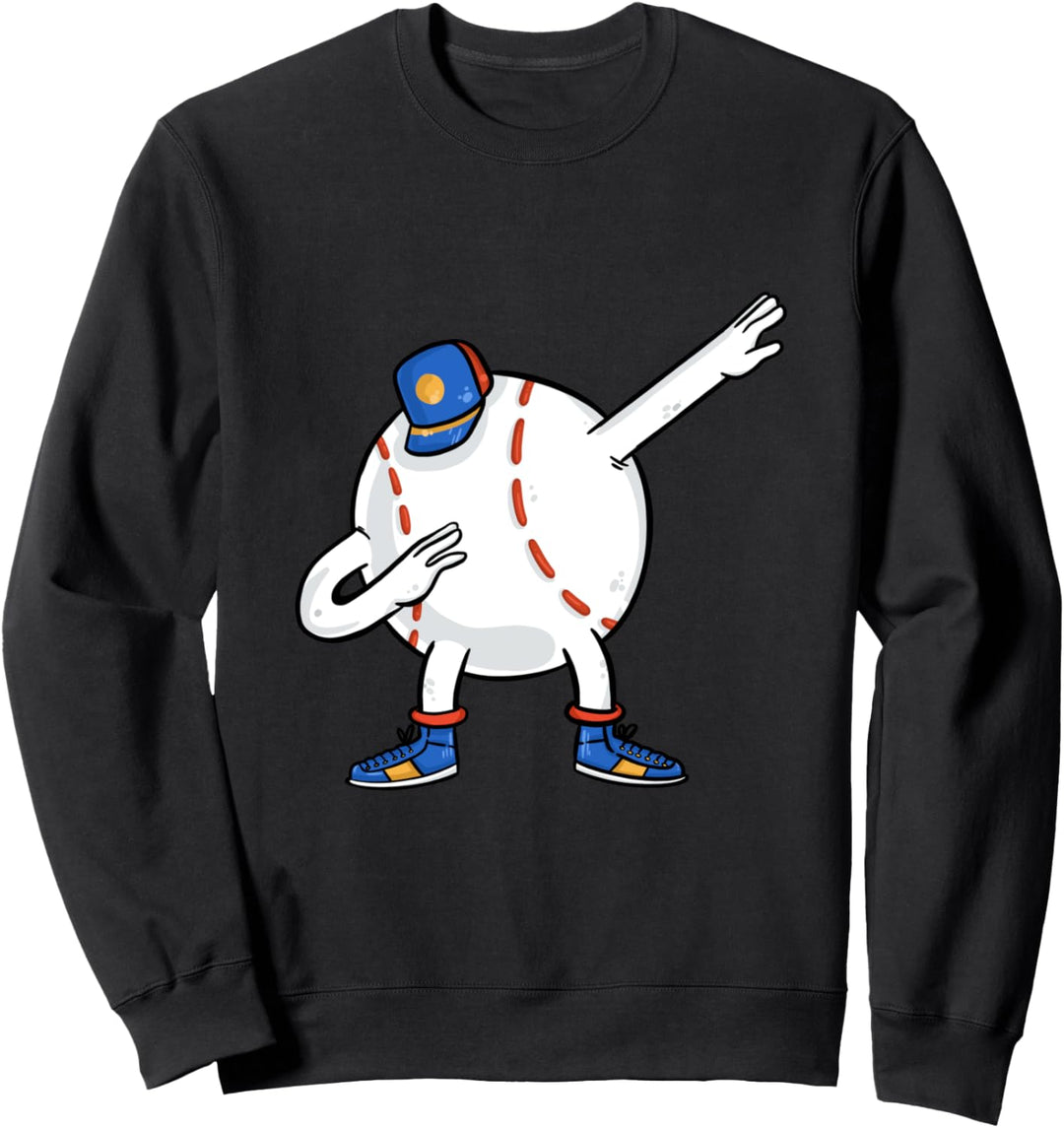 Dabbing Baseball Love Ball Funny Dab Gift Sweatshirt