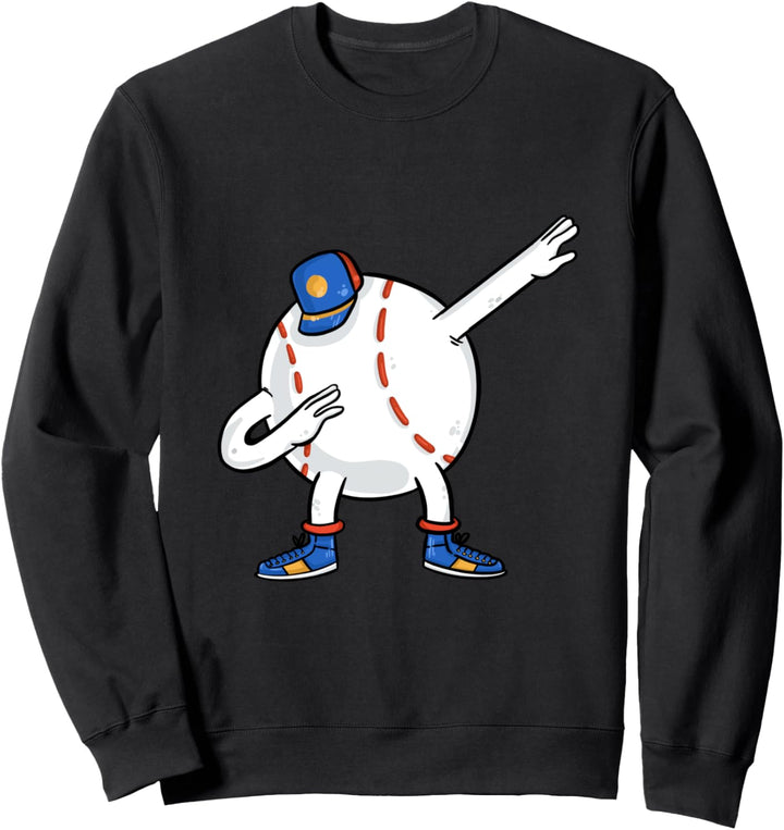 Dabbing Baseball Love Ball Funny Dab Gift Sweatshirt