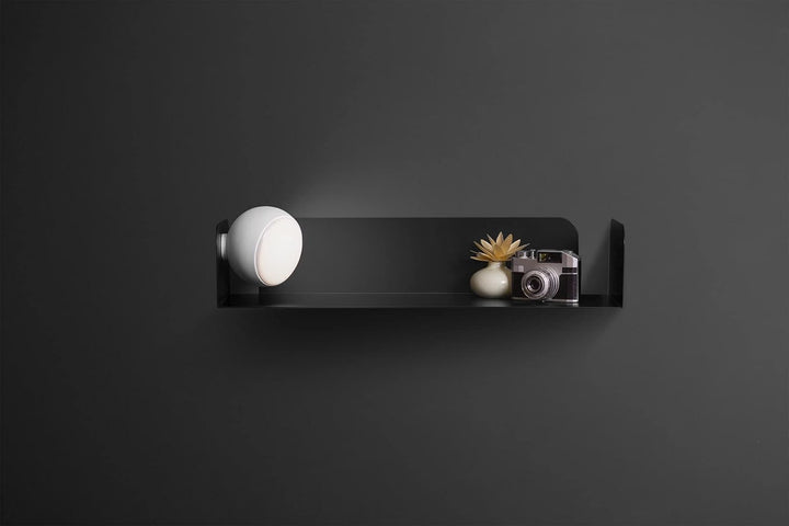 D-Segno Wandregal Metall - Regal Wand, Einzigartiges minimalistisches und modernes Design, Wandbuchh