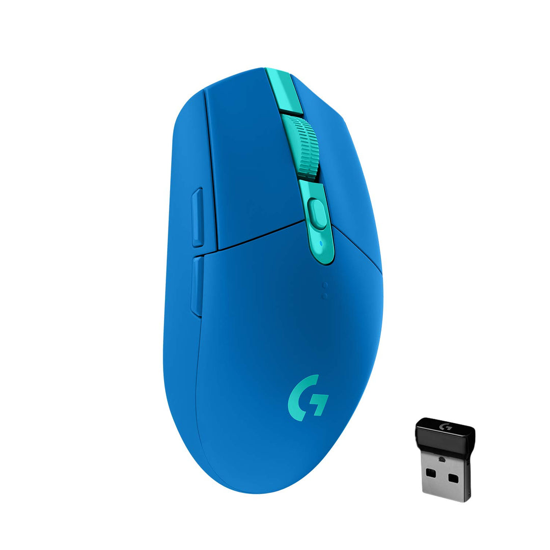 Logitech G305 LIGHTSPEED kabellose Gaming-Maus mit HERO 12K DPI Sensor, Wireless Verbindung, 6 progr