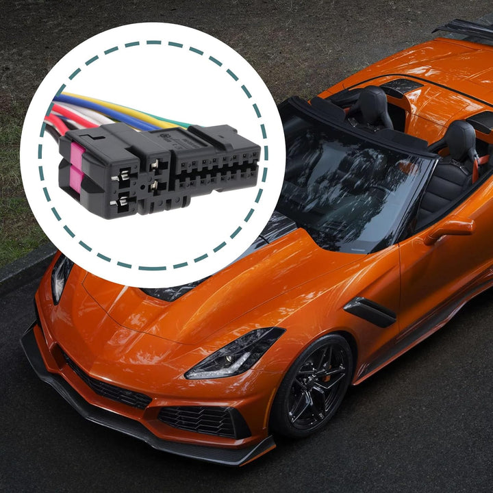 Briny River Auto-Vordertür Links Rechts Kabelbaum Reparatursatz 8E0972702 Kompatibel mit Audi A3 (8P
