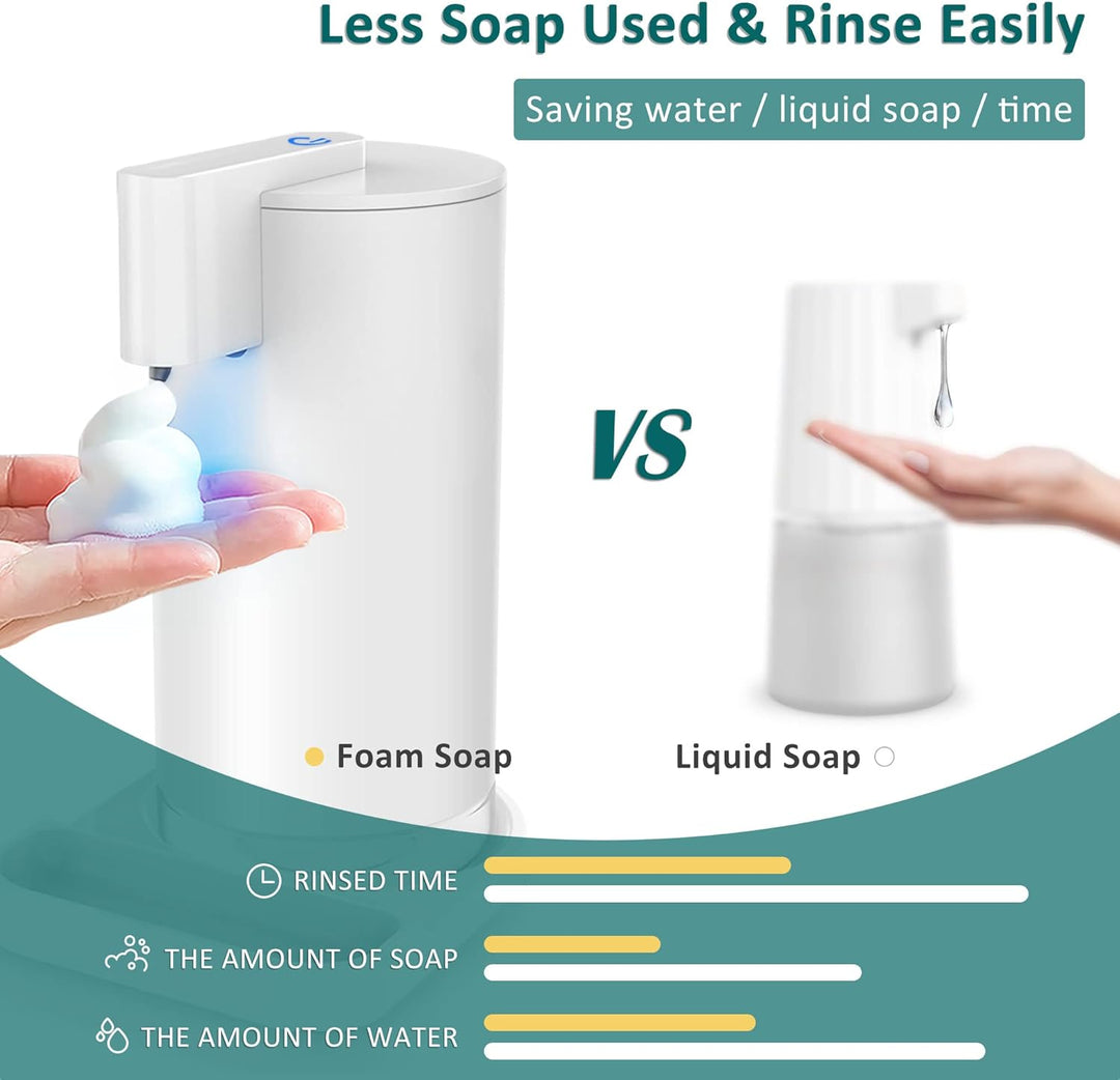 Seifenspender Automatisch Schaum Dispenser Elektrisch: YISH Weiss Elektrischer Seifenspender mit Sen