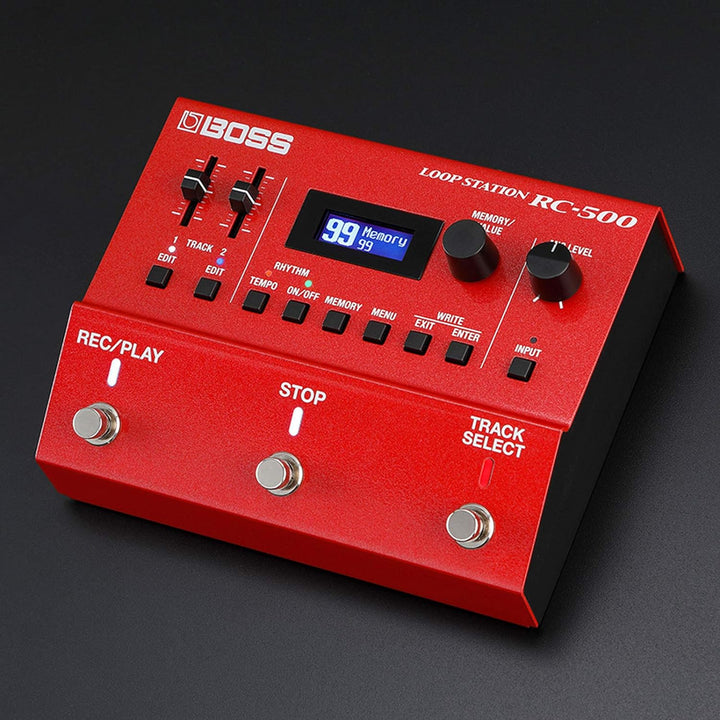 Boss RC-500 Loop Station Looper Pedal + keepdrum Gitarrenkabel 3m