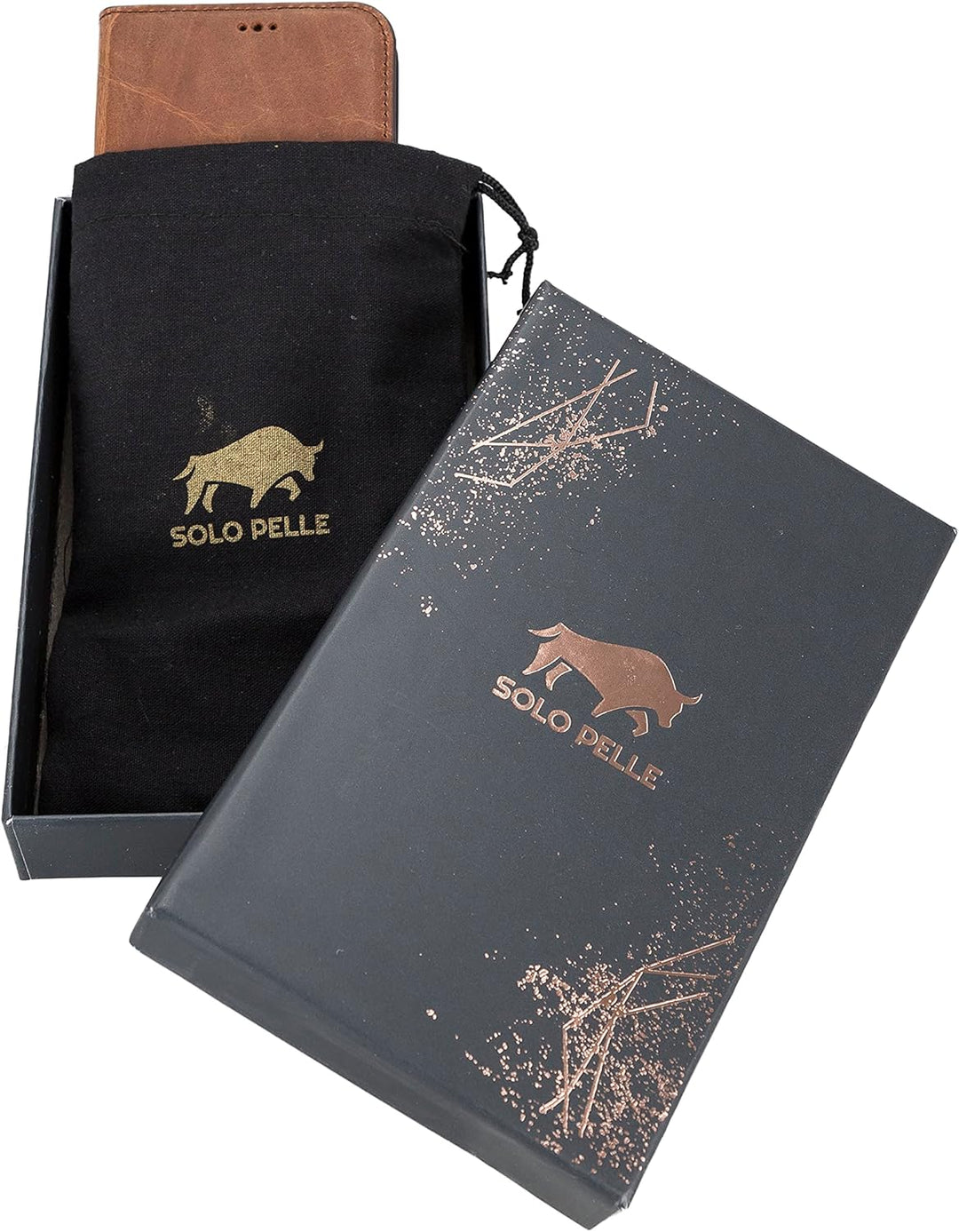 Solo Pelle Lederhülle für das iPhone 14 Plus in 6.7 Zoll Case Leder Hülle Ledertasche Backcover aus