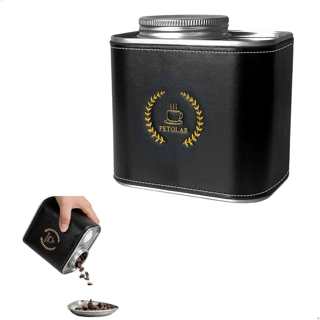 Kaffeedose Luftdicht, Kaffeebohnen Behälter 150g, Kaffeedose für Gemahlenen Kaffee, Kaffeedosen Meta