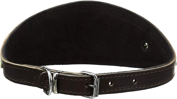 Dingo Weiches Lederhalsband für Windhund Eleganz Halsband Soft 12399 33 cm, 33 cm