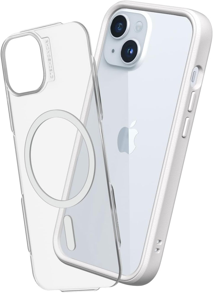 RhinoShield Modulares Case kompatibel mit MagSafe für [iPhone 15] | Mod NX - Überragender Magnet, In