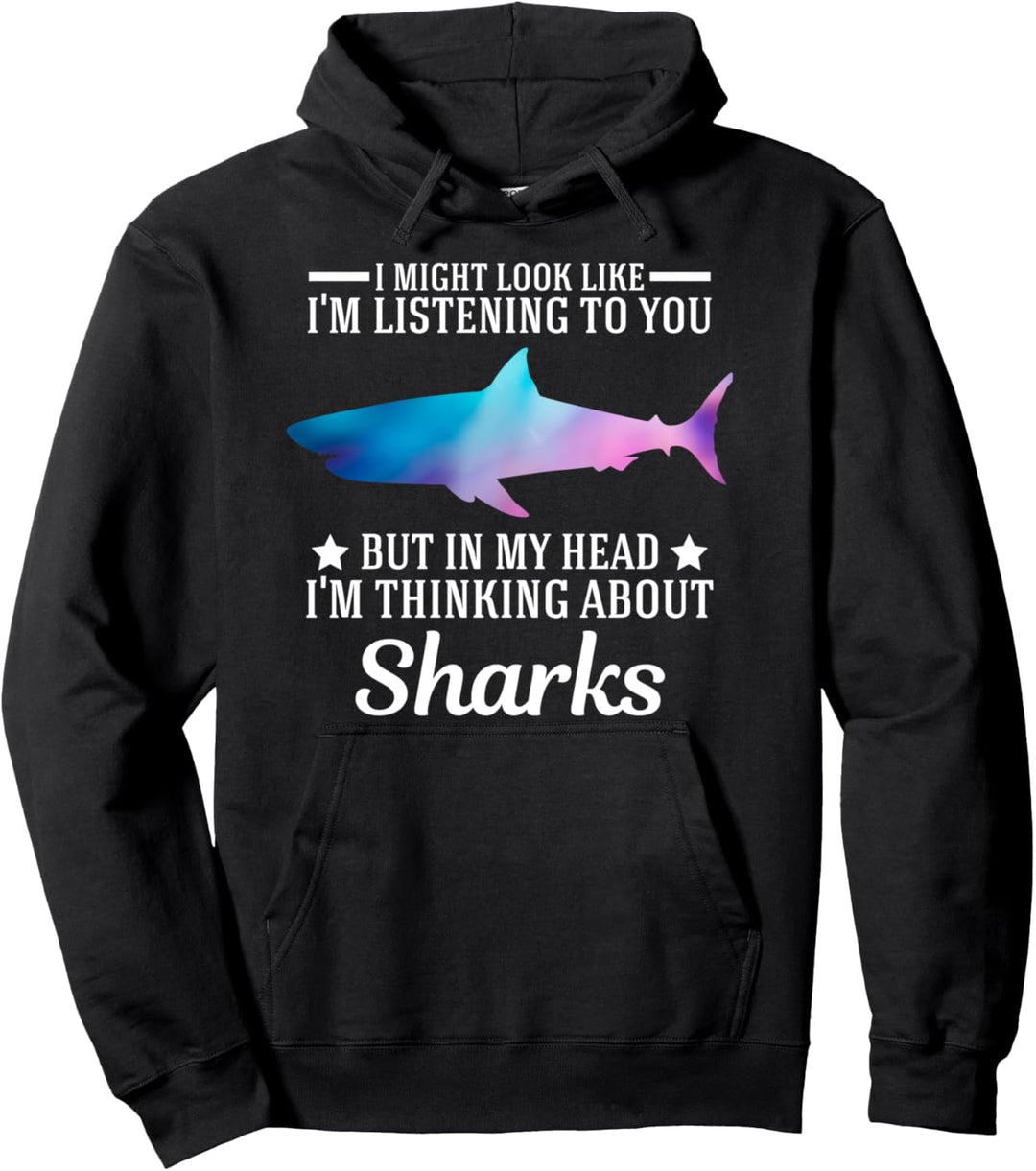 In meinem Kopf denke ich an Sharks Shark Pullover Hoodie