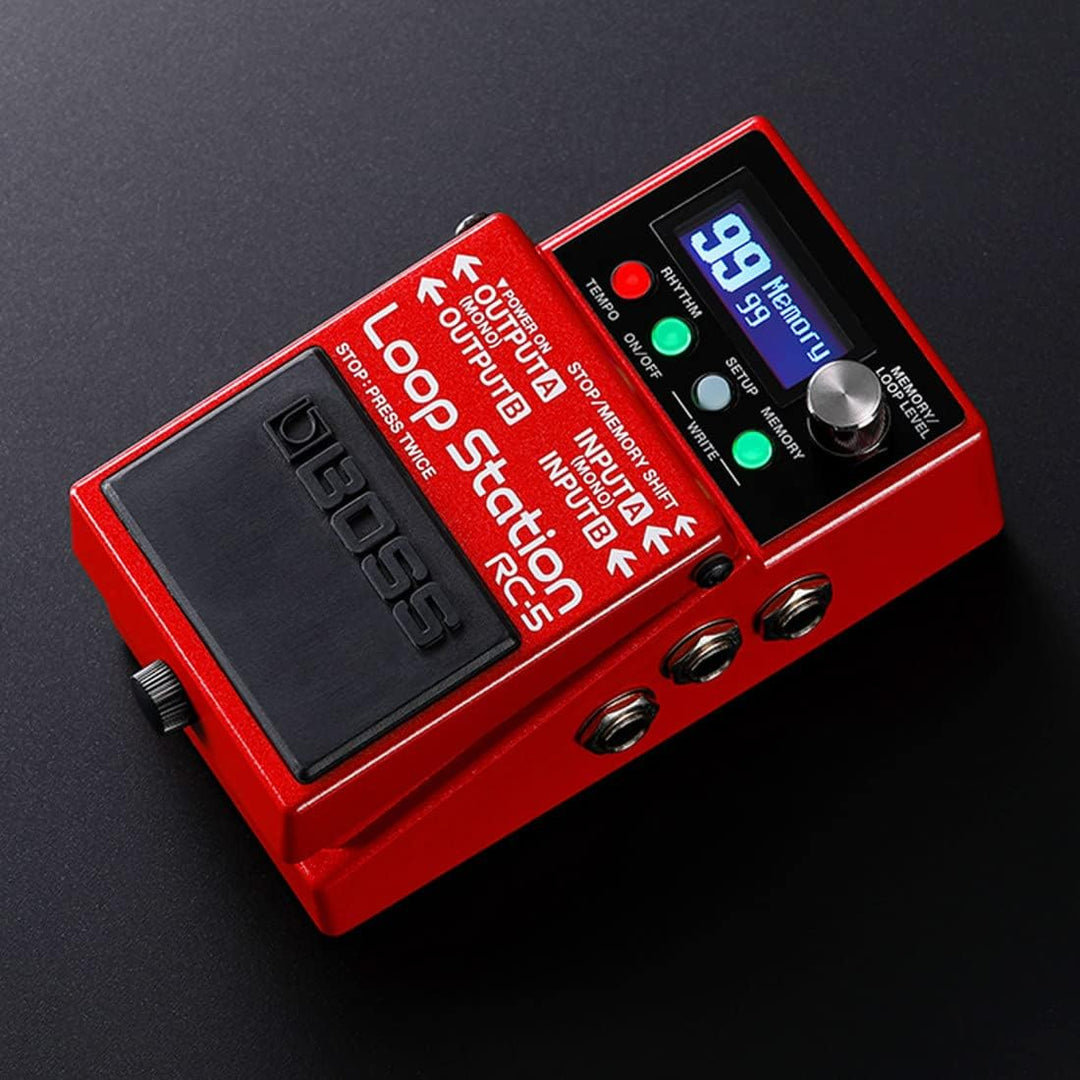 Boss RC-5 Loop Station Pedal Effektgerät + keepdrum 9V Netzteil