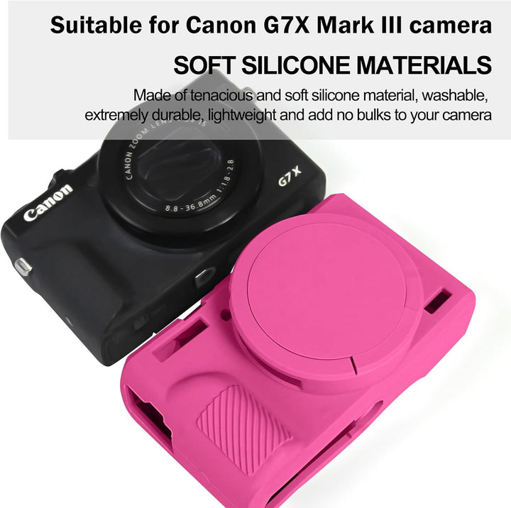 Easy Hood PowerShot G7 X III Kameratasche Silikon hülle für Canon Mark III Digitalkamera Taschen für