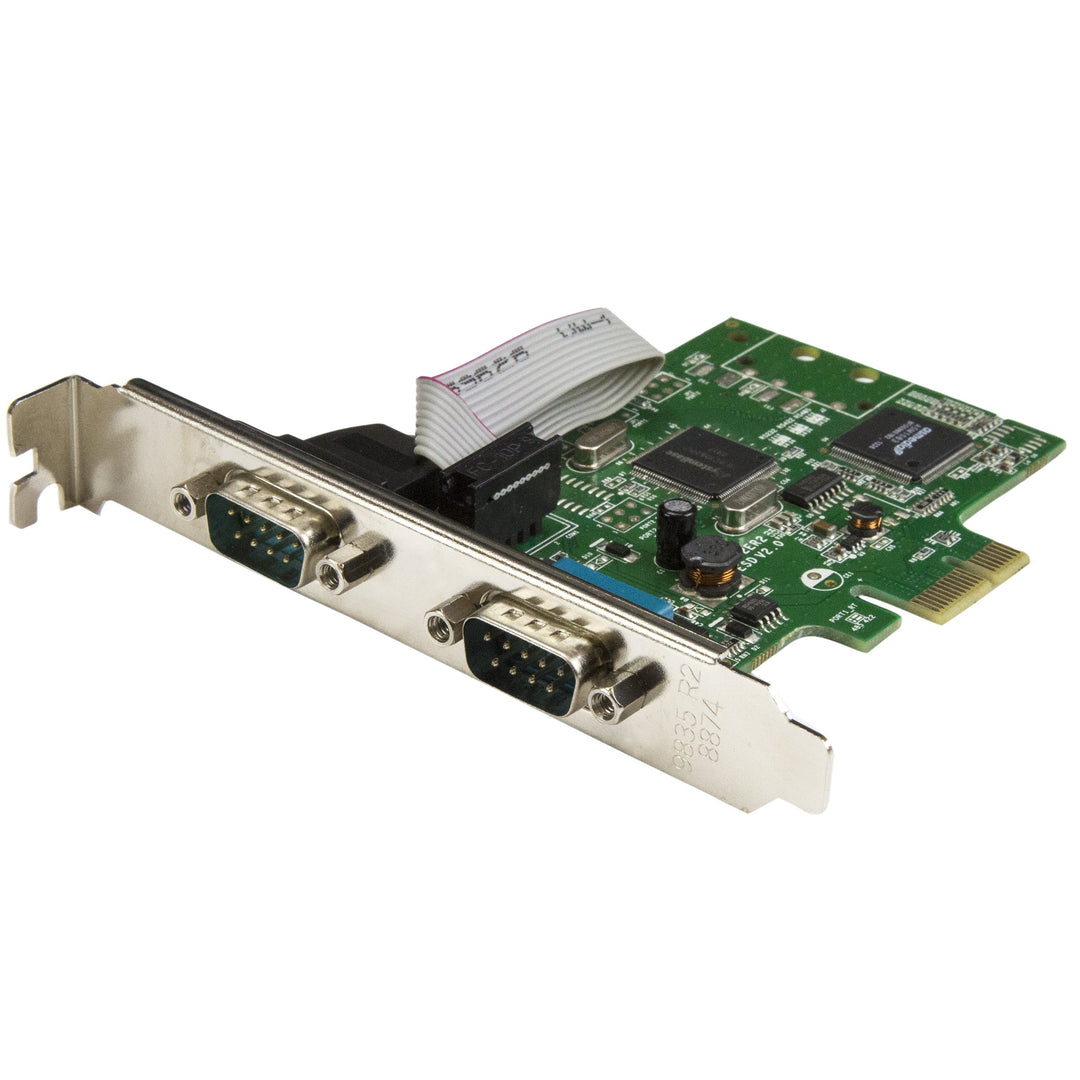 StarTech.com 2 Port PCI Express Seriell Karte mit 16C1050 UART - RS232 - PCIe Seriell mit Dual Chann