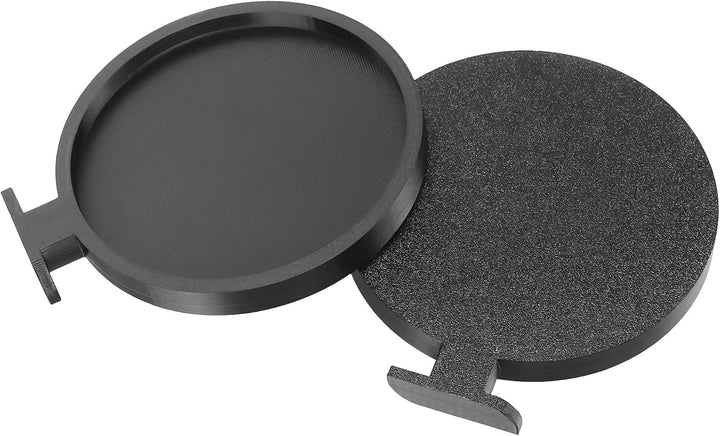 FUNSUEI 4 Stück Kunststoff Runde Pflanzenhalter Pflanzentabletts, Pflanzenring Ständer Set für Wand