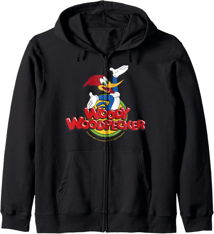 Woody Woodpecker Classic Logo Kapuzenjacke