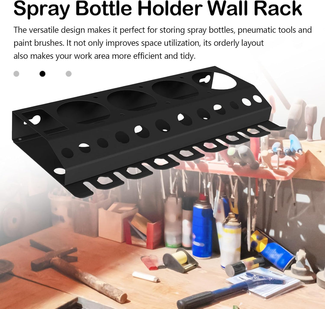 Dosenhalter, 2PCS Sprühflaschenhalter Wandregal Spraydosenhalter Wand Dosenhalter Aufbewahrungsregal