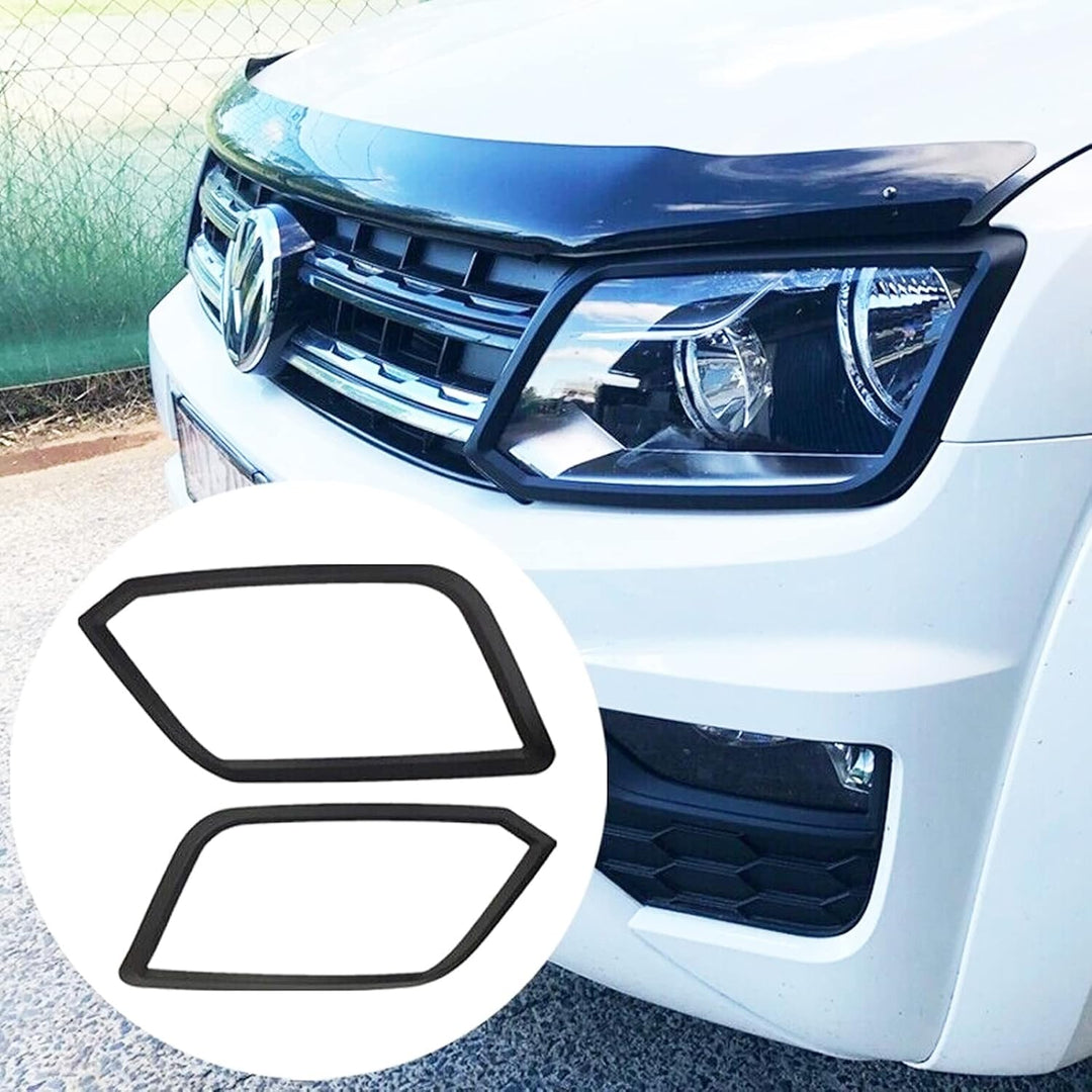 JHCHAN Scheinwerfer abdeckung Aussenschutzverkleidung für VW Amarok Erste Generation 2010–2022 V5 V6