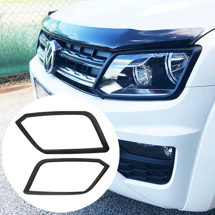 JHCHAN Scheinwerfer abdeckung Aussenschutzverkleidung für VW Amarok Erste Generation 2010–2022 V5 V6