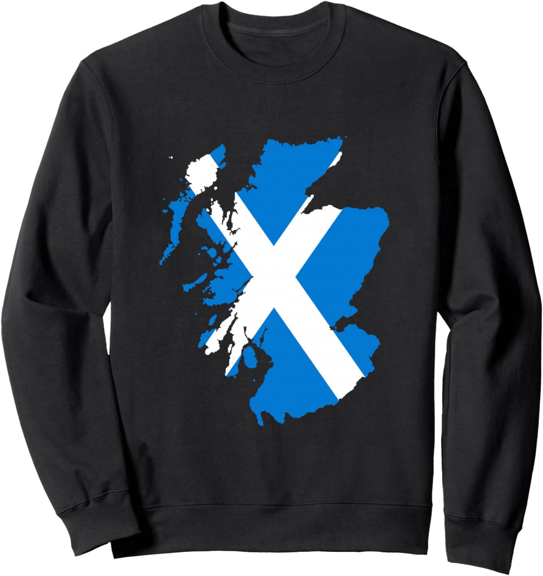Scotland Flag Map Scottish Freedom Symbol Sweatshirt