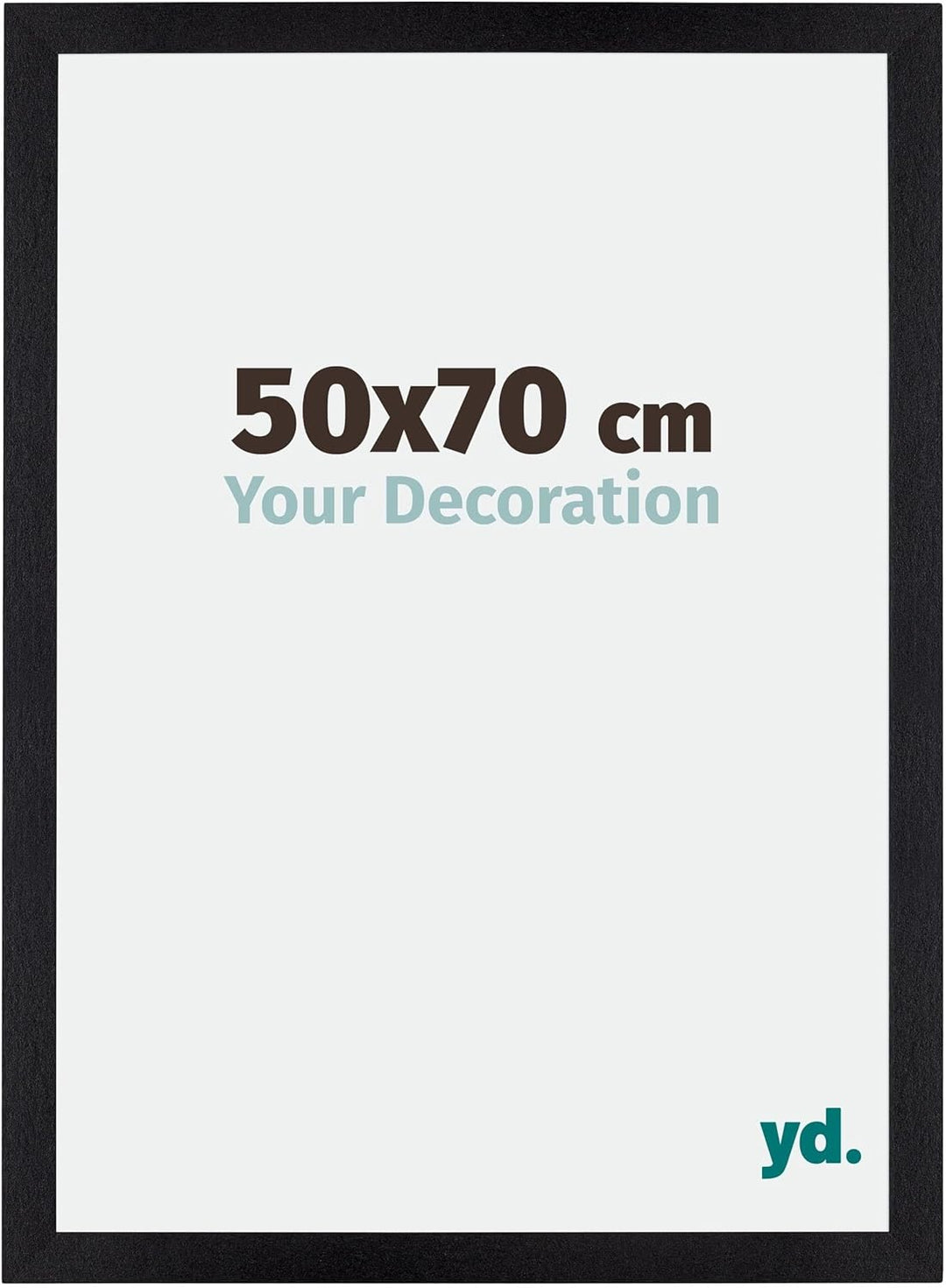 yd. Your Decoration - Bilderrahmen 50x70 cm - Bilderrahmen aus MDF mit Acrylglas - Antireflex - Ausg