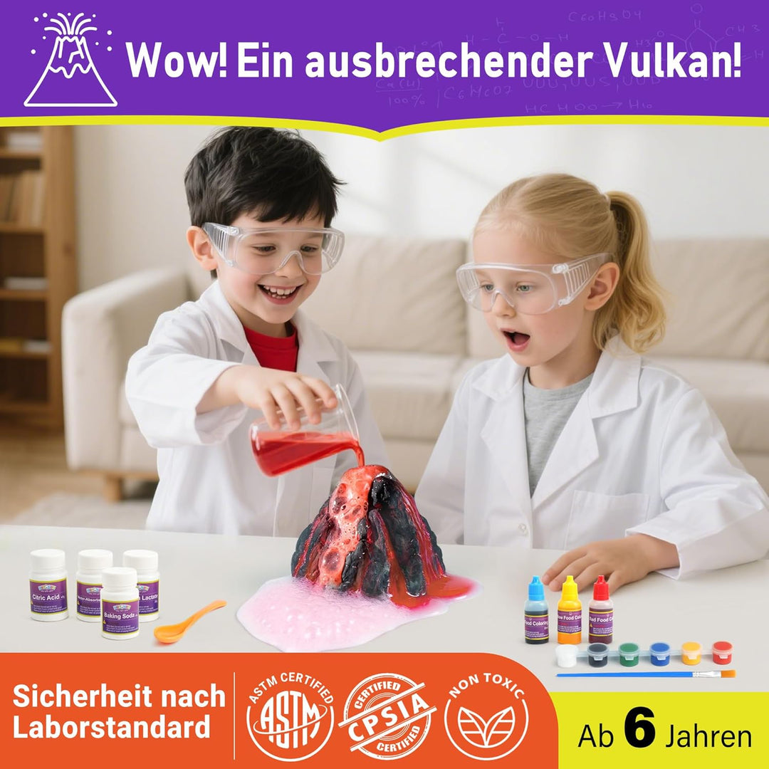 BenBen 155+ Experimente für Kinder ab 6 7 8 9 10, Wissenschaft Experimentierkasten für Kinder, STEM