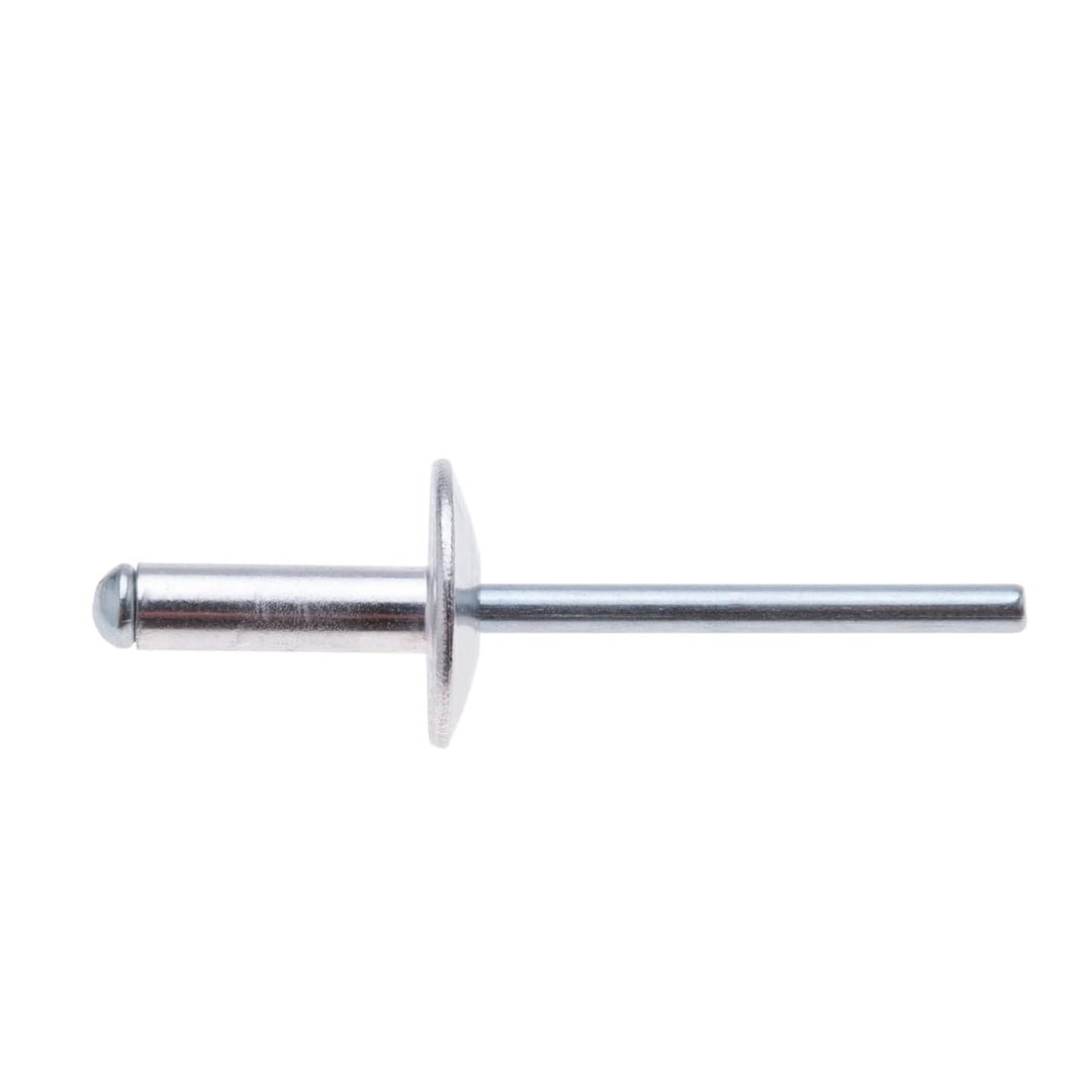 4.8mm x 10mm Legierungsnieten mit grossem Kopf, 250 Pack – Nieten für Metall, Blindniet, Kuppelkopfn