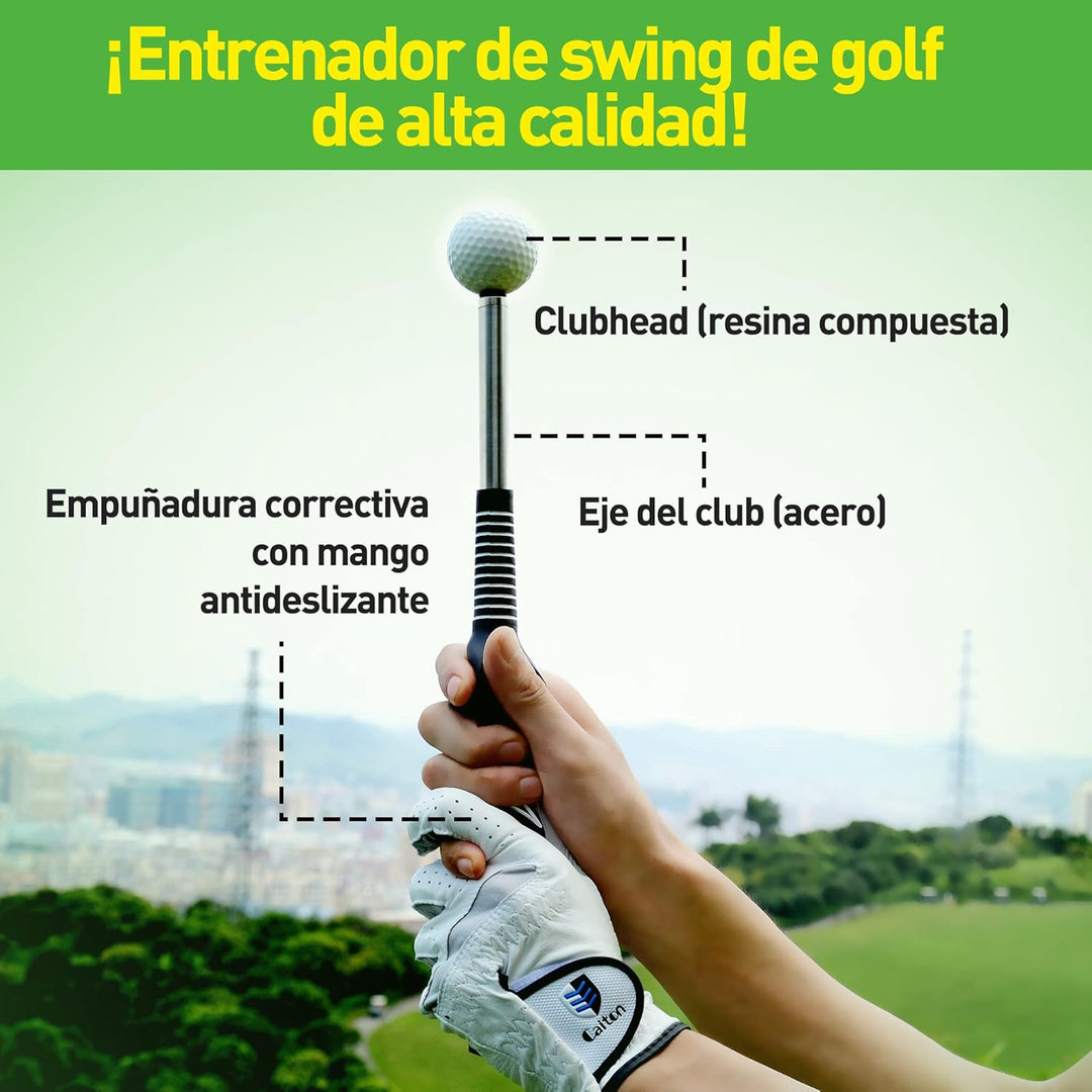 Golf Schwungtrainer, Tragbare Golf Trainingshilfe, Einstellbar Zur Verbesserung von Scharnier, Unter