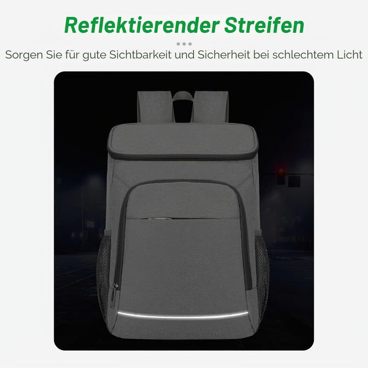 Lixada Thermo-Rucksack mit Kühlbox, Lunchbox, wasserdicht, zweistöckig, für Camping, Wandern, Pickni