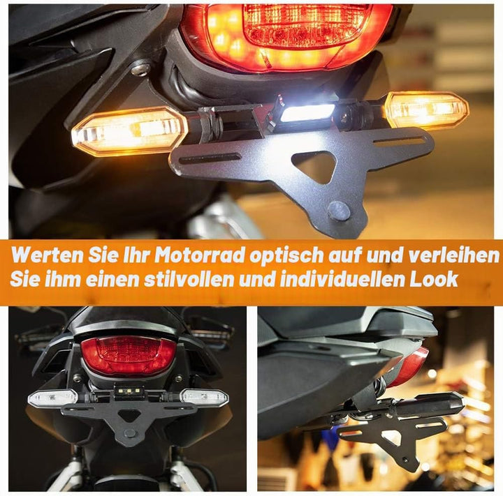 Motorrad CB650R CBR650R Kennzeichenhalter Halter Halterung Heck Tidy Fender Eliminator Kit mit LED-L