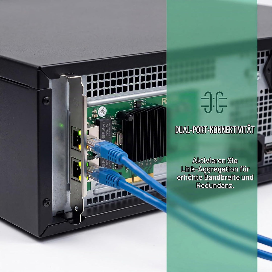 Dual-Port PCIe X4 Gigabit Netzwerkkarte 1000M PCI Express Ethernet Adapter mit Intel 82576 Zwei Port