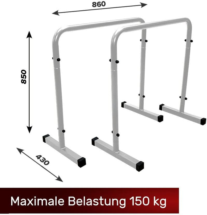 Untitled Dip Barren | Highlets - Paralets 2 in 1 | Dip Station | Workout | Trainingsgerät für Heim G