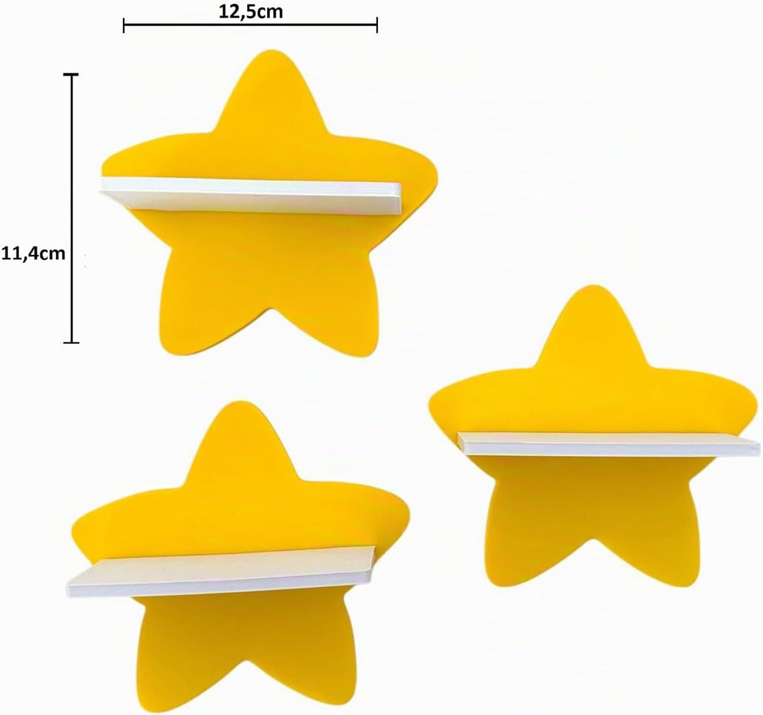 Mini Stern-3er-Set kompatibel für Toniefiguren, Tonieregal Toniebox Tonie Erweiterung - Erweiterungs