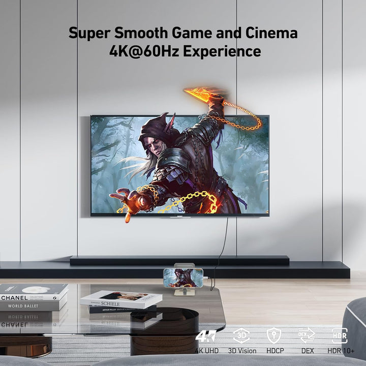 BENFEI USB C auf HDMI Kabel 1,8m(4K@60Hz, 2k@144Hz), 5 Stück USB Typ C auf HDMI [kompatibel Thunderb