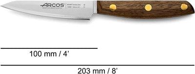 Arcos Serie Nordika - Set 3 Küchenmesser (Schälmesser + Küchenmesser + Kochmesser) - Edelstahl NITRU