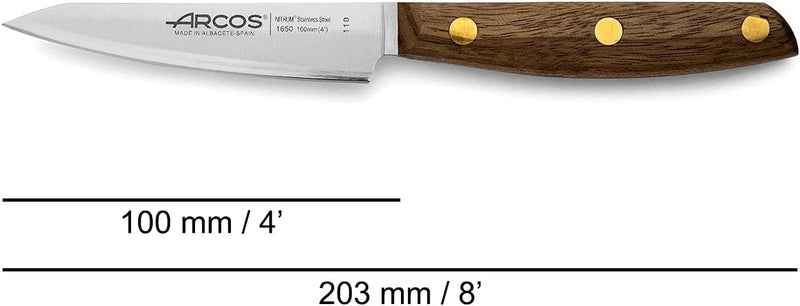 Arcos Serie Nordika - Set 3 Küchenmesser (Schälmesser + Küchenmesser + Kochmesser) - Edelstahl NITRU