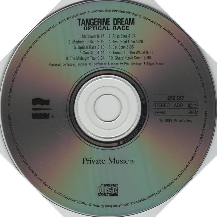 Optical Race, Audio-CD