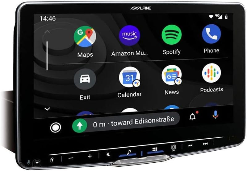 Alpine iLX-F905TRA | Autoradio mit 9-Zoll Touchscreen, DAB+, 1-DIN-Einbaugehäuse, Apple CarPlay Wire