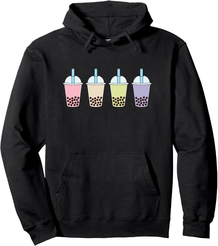 Bubble Tea Cute Boba Milk Tea Lover Bes Teas Besties Pullover Hoodie