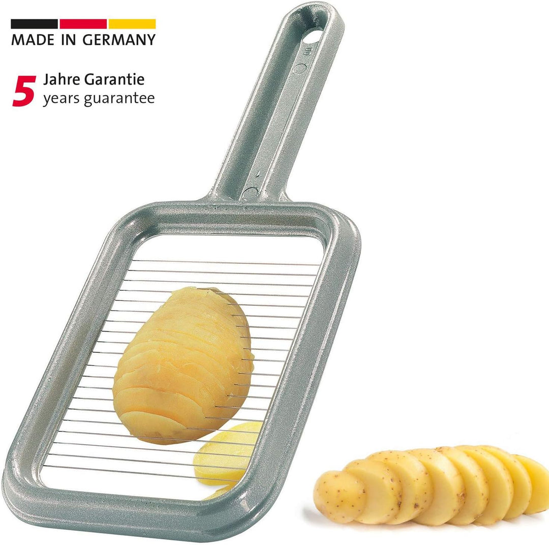 Westmark Pellkartoffel-/Mozzarellaschneider, Aluminium/Rostfreier Edelstahl, Rondex, Silber, 6080226