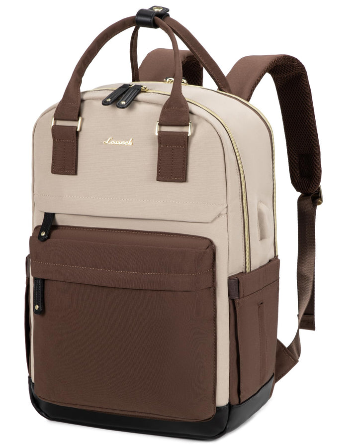 LOVEVOOK Arbeitstasche Reiserucksack Damen, 15,6 Zoll Laptop Backpack Women Wasserdicht, Schulrucksa