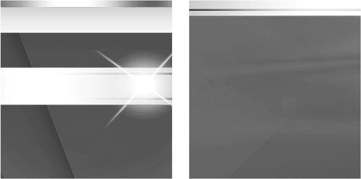 Runa Art Bild Wohnzimmer Schlafzimmer Abstrakt 5 Teilig Diamant Grau Silber Wandbilder auf Vlies Lei