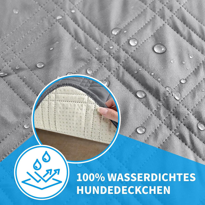 wasserdichte Hundedecke, wasserdichte Decke 178 x 76 cm, Sofaschutz Hund mit rutschfeste Rückseite,