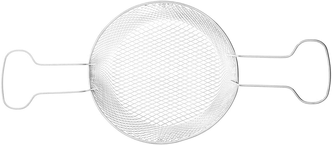Baumalu - Fritteuse aus emailliertem Stahl Schwarz Abmessungen 28 cm mit Edelstahlkorb - für alle He