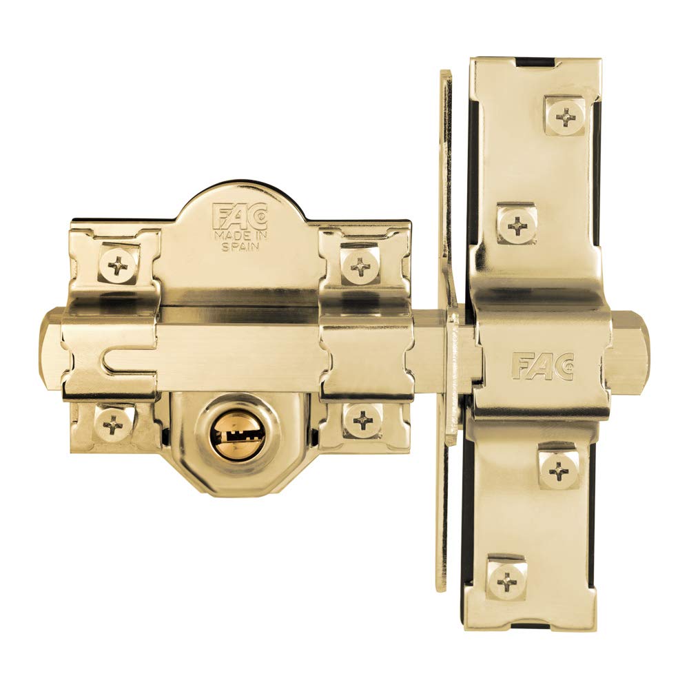 Fac 80 Uve Riegelschloss, goldfarben, Gold