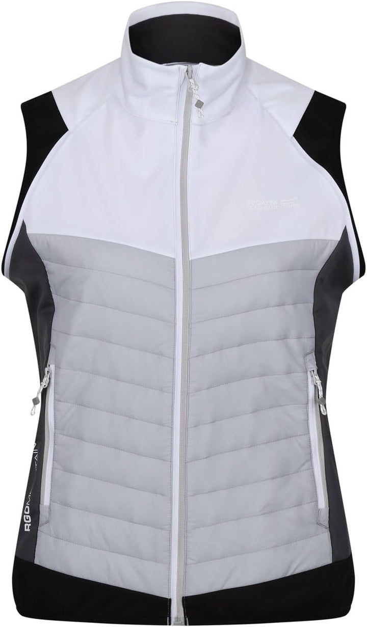 Regatta Steren Hybrid Softshelljacke für Damen mit abnehmbaren Ärmeln 44 Weiss, 44 Weiss