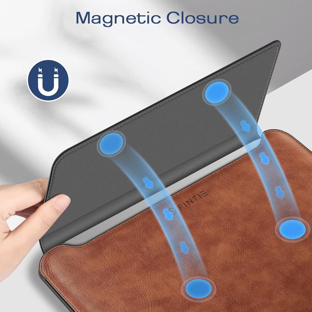 Fintie 15-16 Zoll Laptop Tasche mit Ständer Kompatibel mit MacBook Air 15.3 2024 2023 (A3114 A2941),