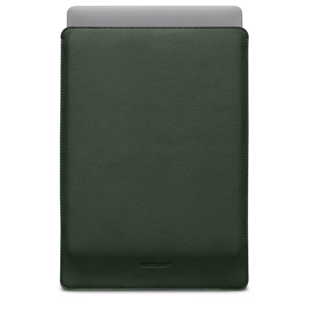 Woolnut Leder Sleeve Case Hülle Tasche für MacBook Pro 16 Zoll - Grün (M2021-2024, (M1/M2/M3) Grün M